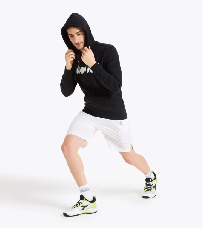 Hd Fz Sweat Felpa con cappuccio e zip integrale Diadora Club Tennis