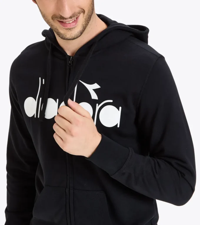 Hd Fz Sweat Felpa con cappuccio e zip integrale Diadora Club Tennis