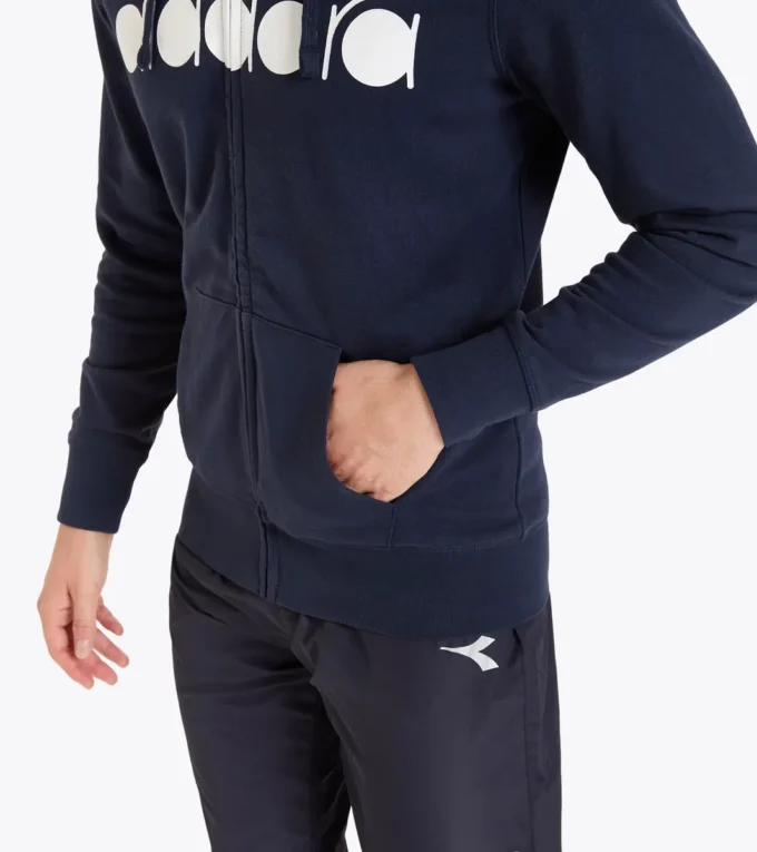 Hd Fz Sweat Felpa con cappuccio e zip integrale Diadora Club Tennis