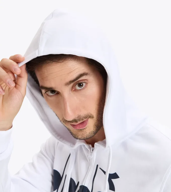 Hd Fz Sweat Felpa con cappuccio e zip integrale Diadora Club Tennis
