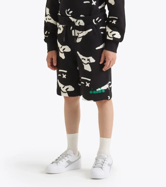 Jb. Bermuda Bermuda con logo Smile – Vestibilità comoda – Bambino