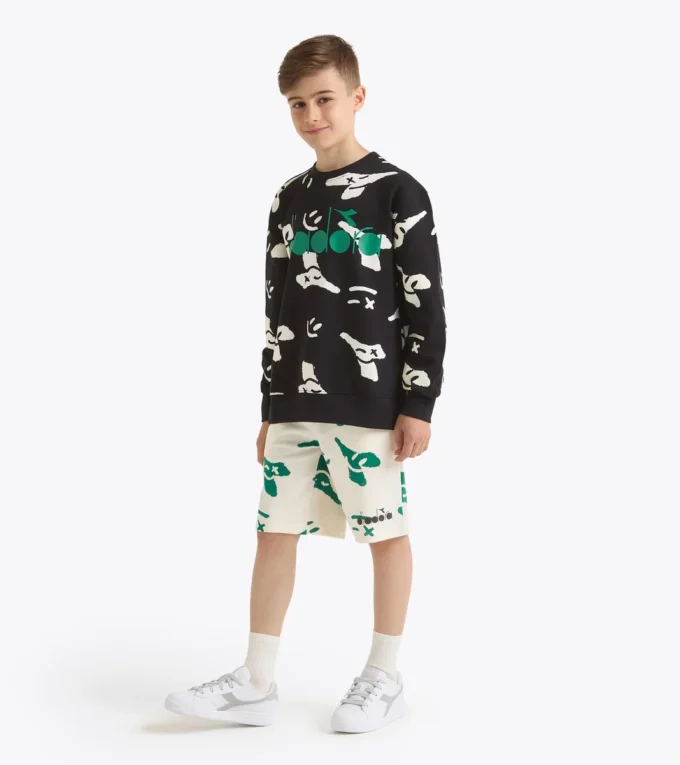 Jb. Bermuda Bermuda con logo Smile – Vestibilità comoda – Bambino