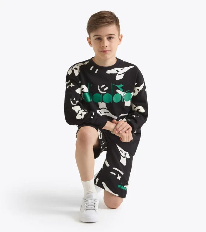 Jb. Bermuda Bermuda con logo Smile – Vestibilità comoda – Bambino