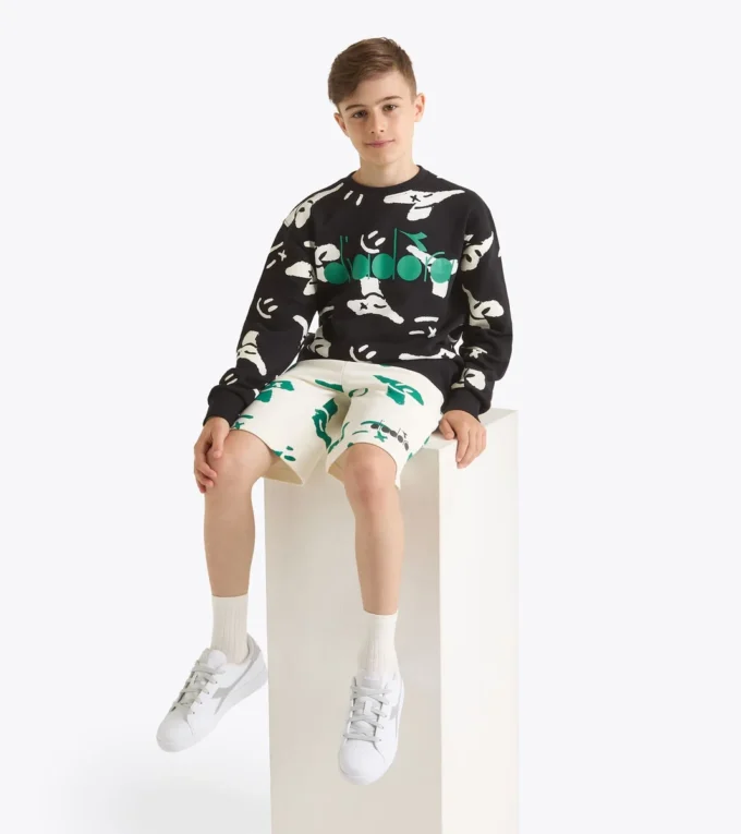 Jb. Bermuda Bermuda con logo Smile – Vestibilità comoda – Bambino