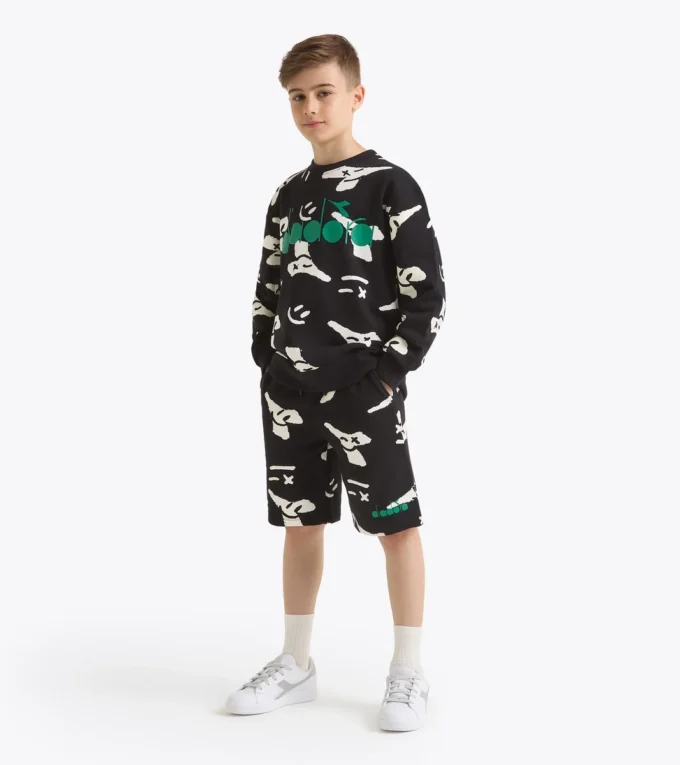 Jb. Bermuda Bermuda con logo Smile – Vestibilità comoda – Bambino