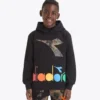 Jb. Felpa con cappuccio Fregio Hoodie con dettagli sbiaditi – Boy
