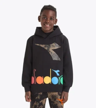 Jb. Felpa con cappuccio Fregio Hoodie con dettagli sbiaditi – Boy