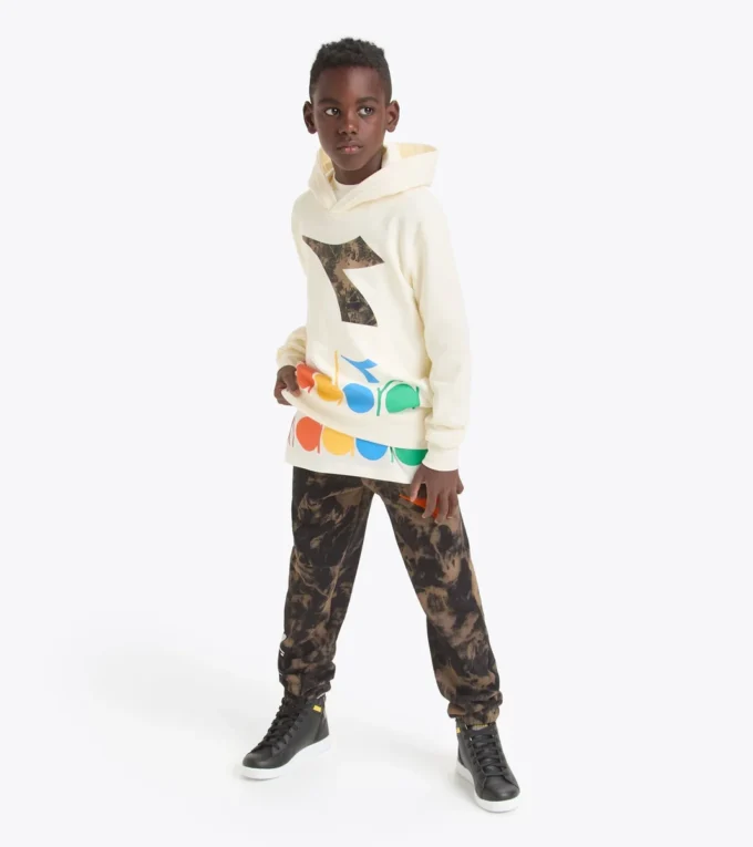 Jb. Felpa con cappuccio Fregio Hoodie con dettagli sbiaditi – Boy