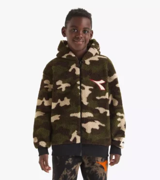 Jb. Felpa con cappuccio Teddy Fz Camo – Bambino