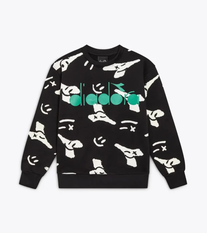 Jb. Felpa Felpa girocollo con logo Smile – Ragazzo