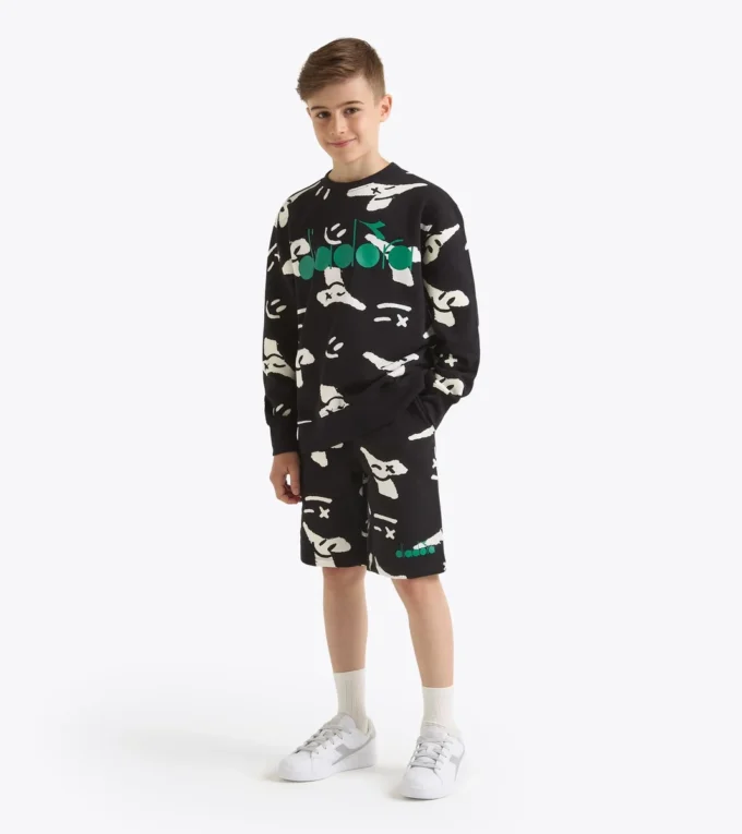 Jb. Felpa Felpa girocollo con logo Smile – Ragazzo