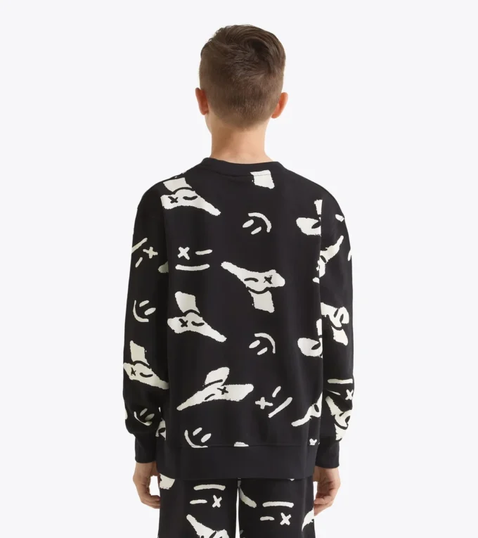 Jb. Felpa Felpa girocollo con logo Smile – Ragazzo