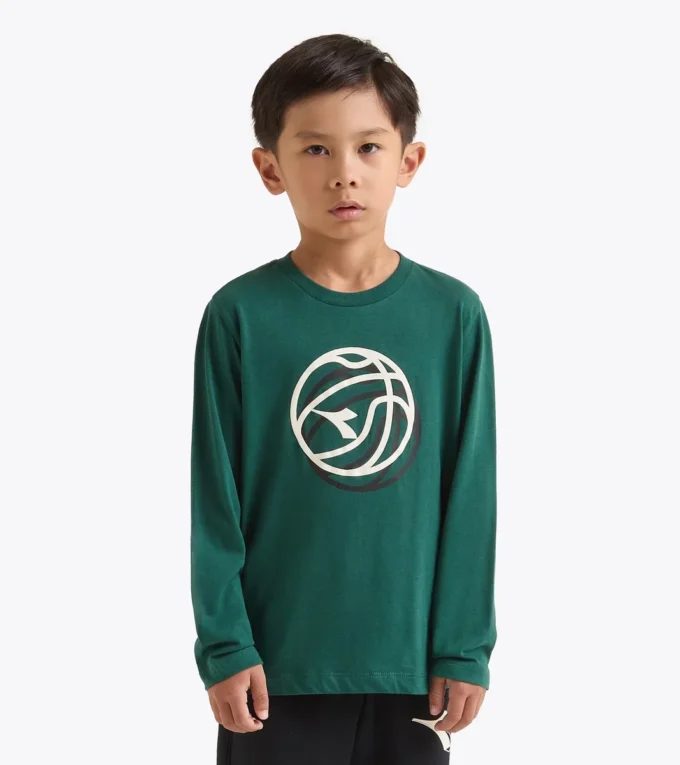 Jb. T-Shirt Ls Logo Maglietta a maniche lunghe in cotone – Bambino