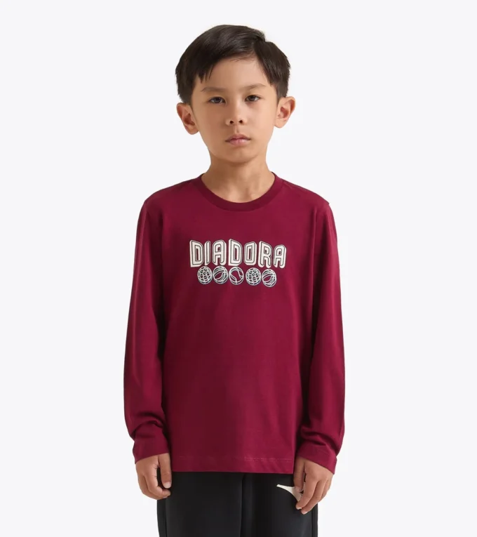 Jb. T-Shirt Ls Logo Maglietta a maniche lunghe in cotone – Bambino