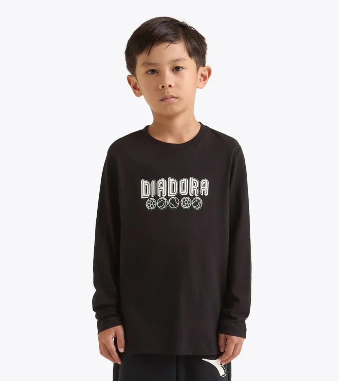 Jb. T-Shirt Ls Logo Maglietta a maniche lunghe in cotone – Bambino