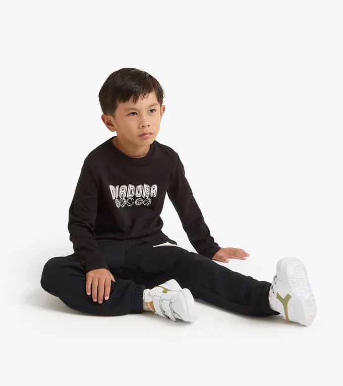 Jb. T-Shirt Ls Logo Maglietta a maniche lunghe in cotone – Bambino