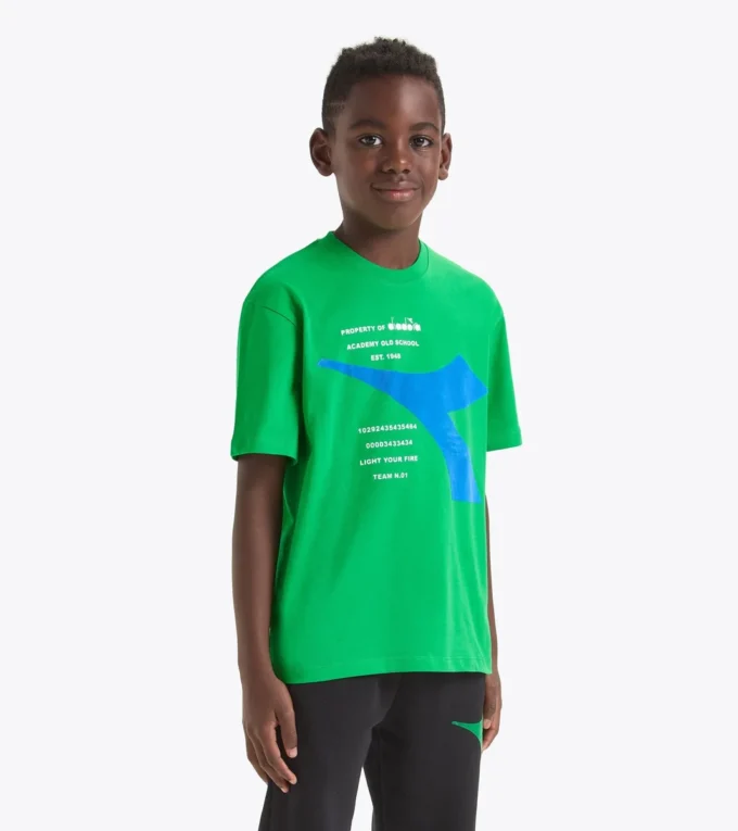 Jb. T-Shirt Ss Fregio T-shirt con logo a contrasto – Bambino