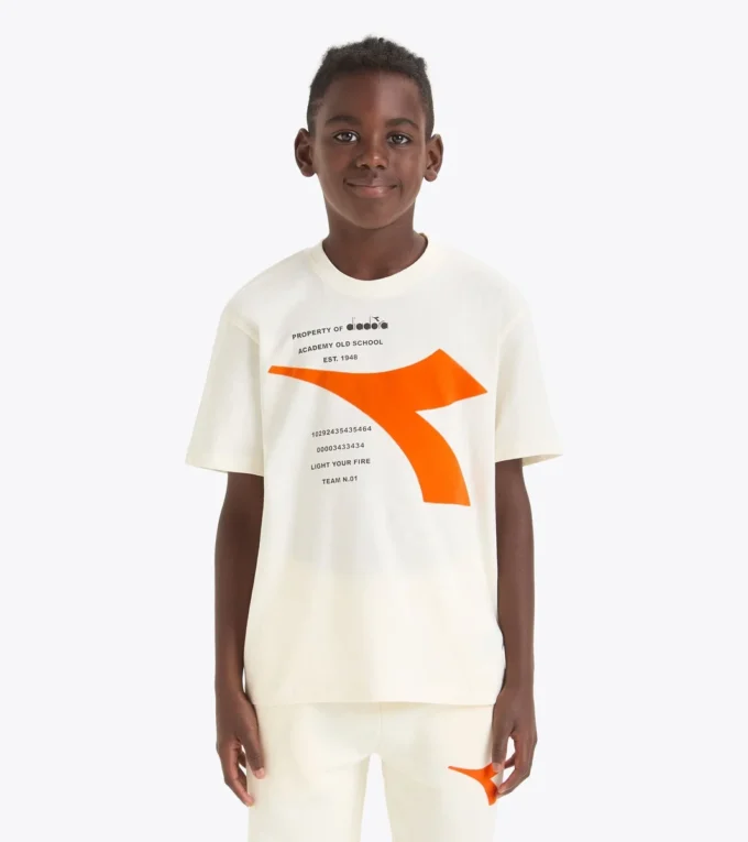 Jb. T-Shirt Ss Fregio T-shirt con logo a contrasto – Bambino