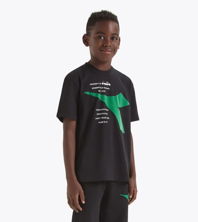 Jb. T-Shirt Ss Fregio T-shirt con logo a contrasto – Bambino