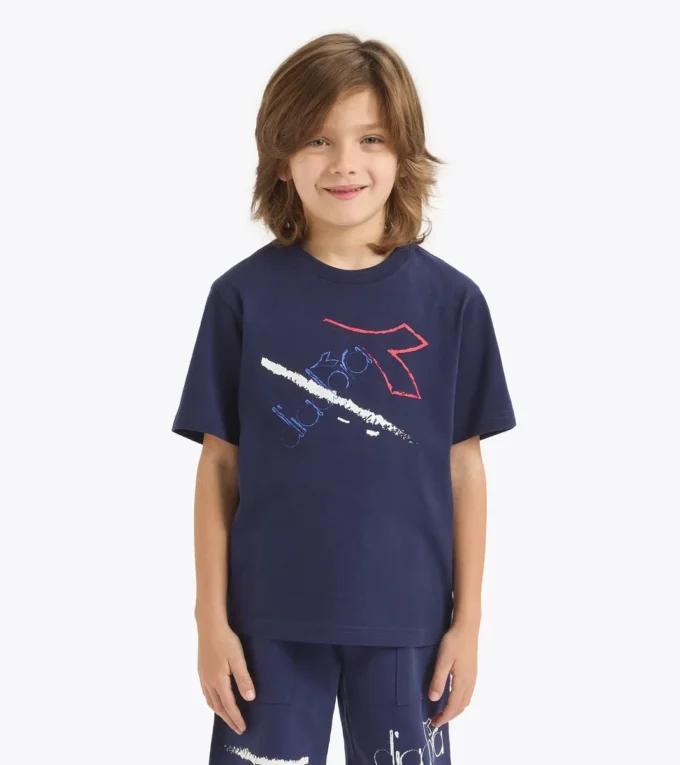 Jb. T-Shirt Ss Graffiti Bl T-shirt in cotone – Bambino