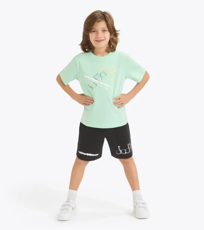 Jb. T-Shirt Ss Graffiti Bl T-shirt in cotone – Bambino