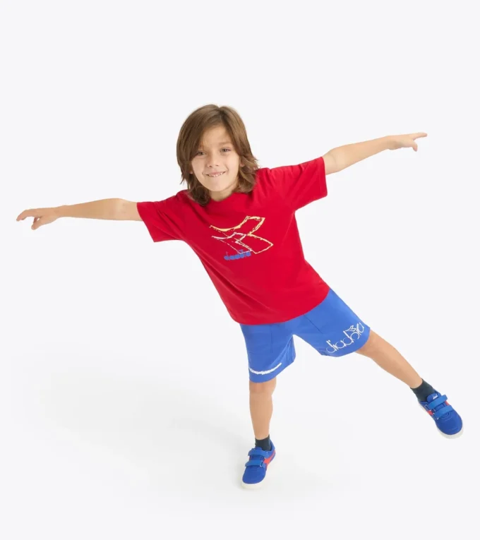 Jb. T-Shirt Ss Graffiti Bl T-shirt in cotone – Bambino