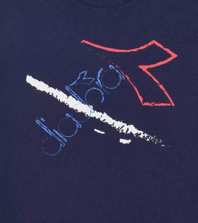 Jb. T-Shirt Ss Graffiti Bl T-shirt in cotone – Bambino