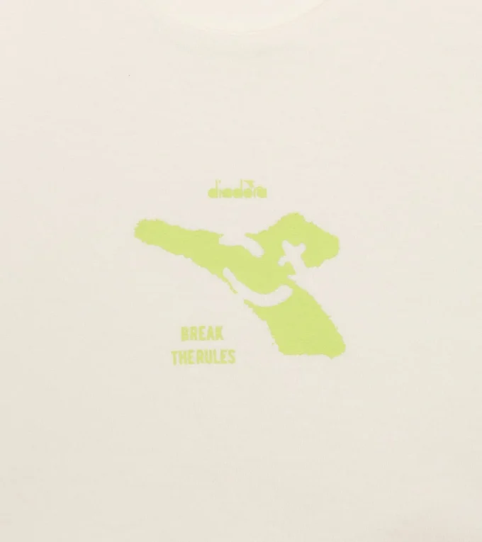 Jg. Crop Top Smile Logo T-shirt corta con logo – Bambina