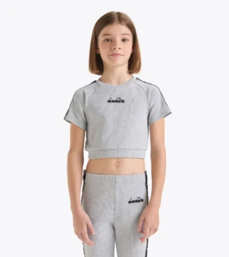 Jg. Crop Top Tape Top corto a costine – Bambina