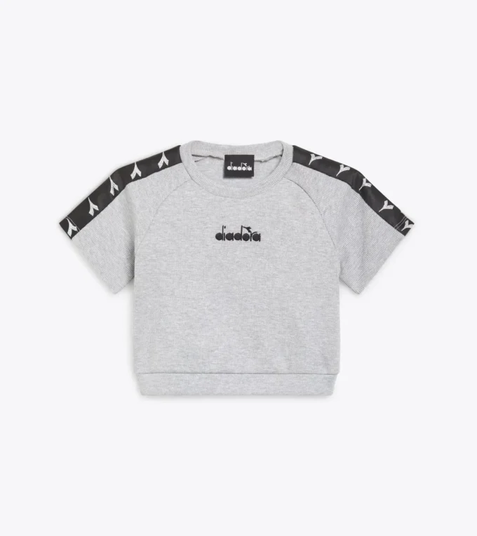 Jg. Crop Top Tape Top corto a costine – Bambina