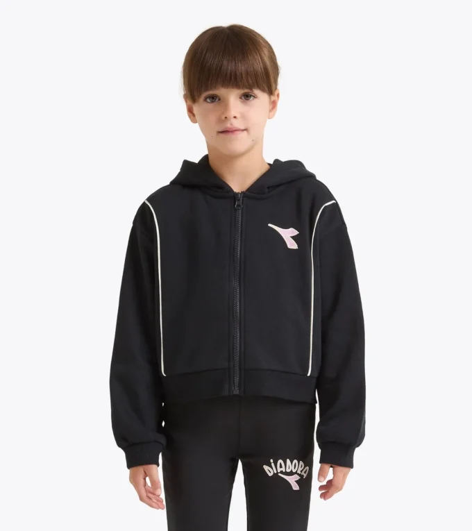 Jg. Felpa con cappuccio Felpa con cappuccio Fz Logo – Vestibilità regolare – Bambina