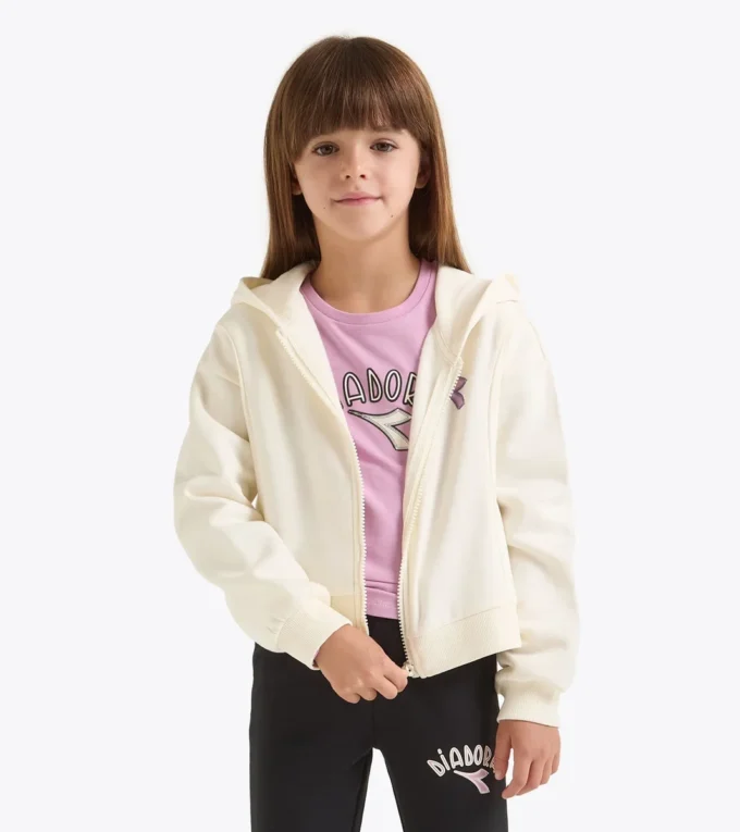 Jg. Felpa con cappuccio Felpa con cappuccio Fz Logo – Vestibilità regolare – Bambina
