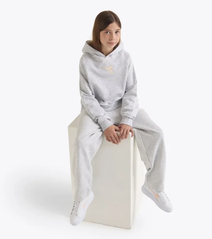 Jg. Hoodie District Felpa con cappuccio con dettagli – Ragazza