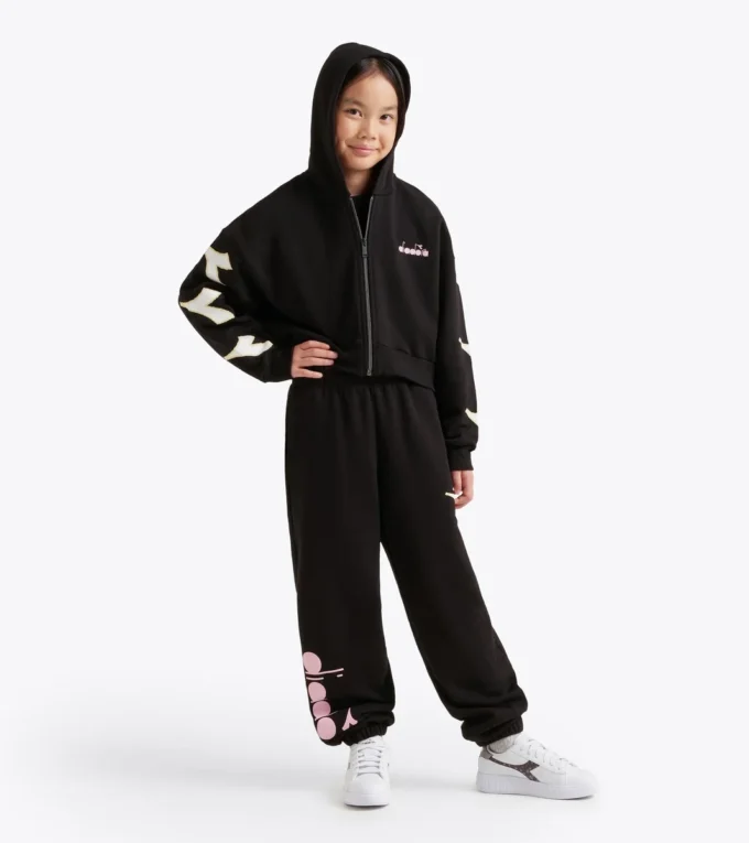 Jg. Hoodie Fz Wonderland Felpa con cappuccio e zip – Bambina