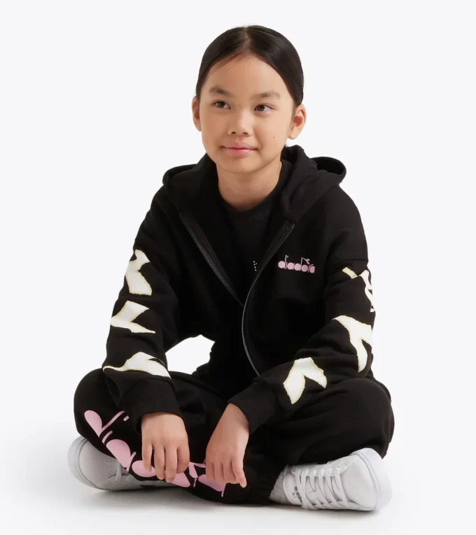 Jg. Hoodie Fz Wonderland Felpa con cappuccio e zip – Bambina