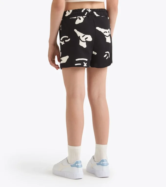 Jg. Pantaloncini Pantaloncini con logo Smile – Vestibilità comoda – Bambina