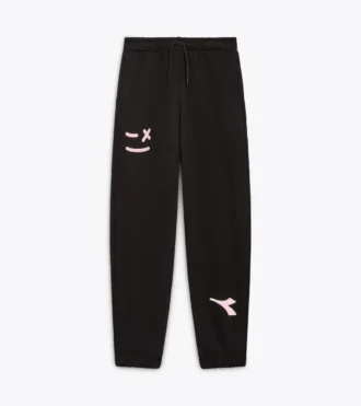 Jg. Pantaloni jogger Pink Smile Joggers – Vestibilità comoda – Bambina