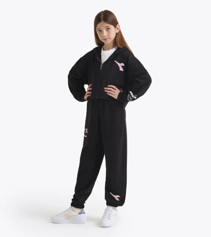 Jg. Pantaloni jogger Pink Smile Joggers – Vestibilità comoda – Bambina