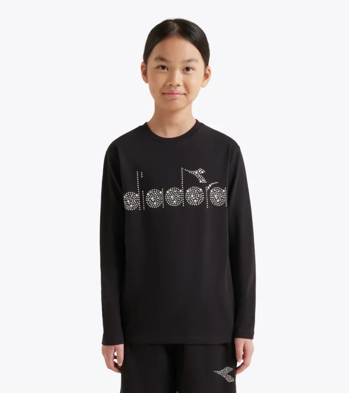 Jg. T-Shirt Ls Rhinestone Maglietta a maniche lunghe – Bambina
