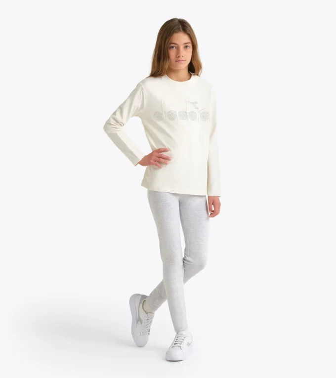 Jg. T-Shirt Ls Rhinestone Maglietta a maniche lunghe – Bambina