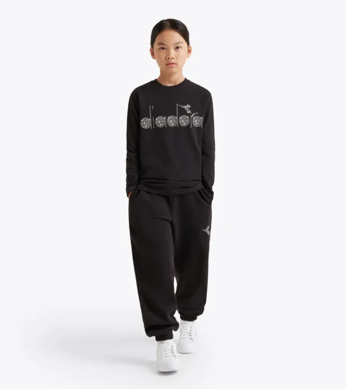 Jg. T-Shirt Ls Rhinestone Maglietta a maniche lunghe – Bambina