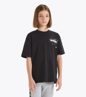 Jg.T-Shirt Ss Fregio Stars T-shirt in cotone – Bambina