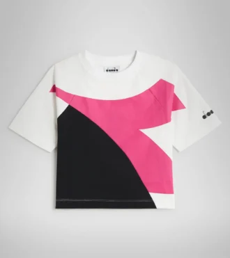 Jg.T-Shirt Ss Power Logo T-shirt sportiva in cotone – Bambina