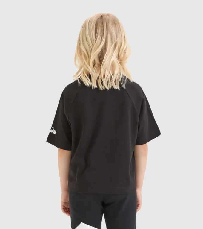 Jg.T-Shirt Ss Power Logo T-shirt sportiva in cotone – Bambina