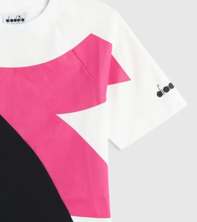 Jg.T-Shirt Ss Power Logo T-shirt sportiva in cotone – Bambina