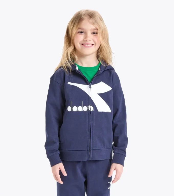 Ju.Hoodie Fz Felpa con cappuccio e zip integrale – Bambini