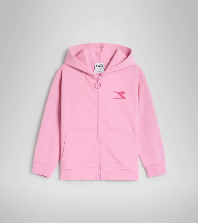 Ju. Hoodie Fz Rainbow Felpa sportiva in cotone Junior – Unisex