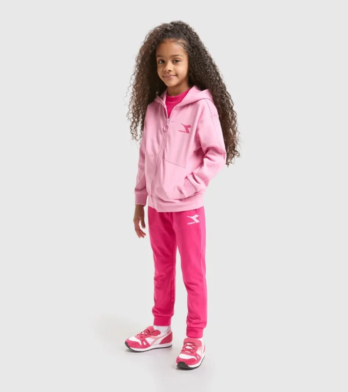 Ju. Hoodie Fz Rainbow Felpa sportiva in cotone Junior – Unisex