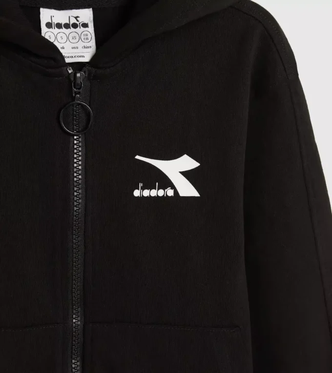 Ju. Hoodie Fz Rainbow Felpa sportiva in cotone Junior – Unisex