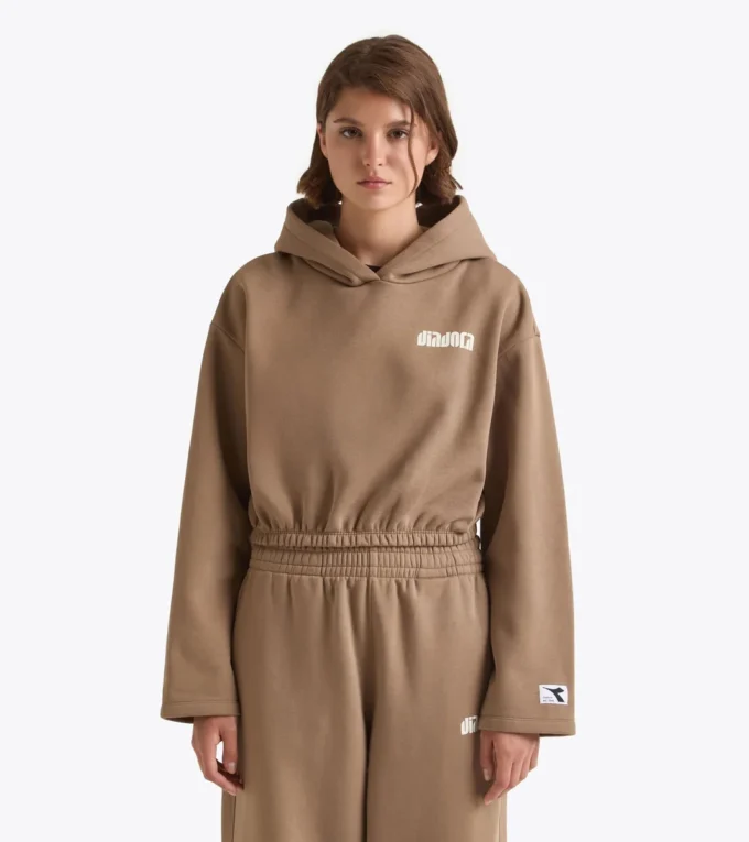 L. Felpa con cappuccio Athl. Logo Felpa con cappuccio corta